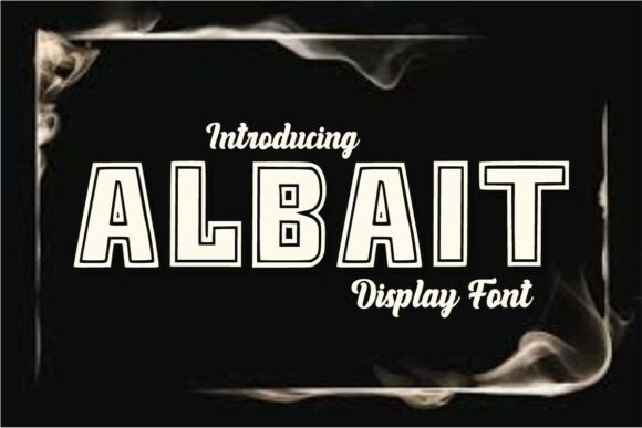 Albait Display Font for Summer Campaigns and Playful Branding
