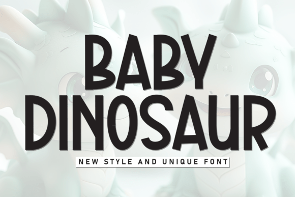 Baby Dinosaur: A Playful Display Font for Creative Web Projects