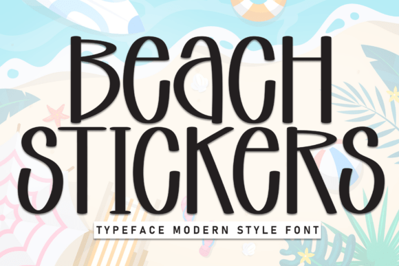 Beach Stickers Font