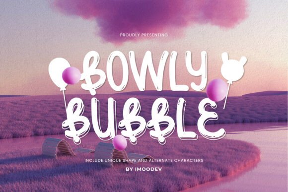 Bowly Bubble Font for Creative Makers