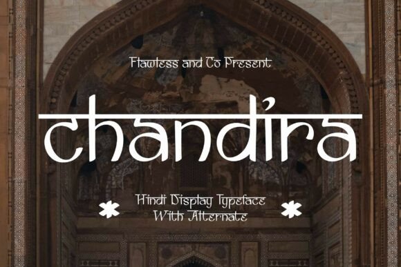 Chandira Font: Elegant Display for Creative Projects