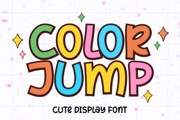 Color Jump Font for Bold Web Design