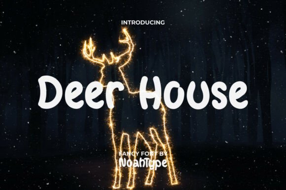 Deer House Font for Creative Branding