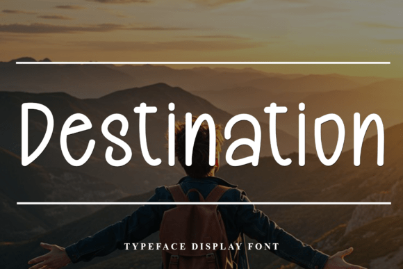 Destination Font for Editorial Design