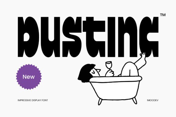 Dustinc: A Bold Display Typeface for Editorial and Publishing Projects