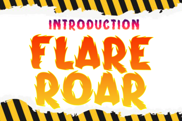 Flare Roar: A Unique Display Font