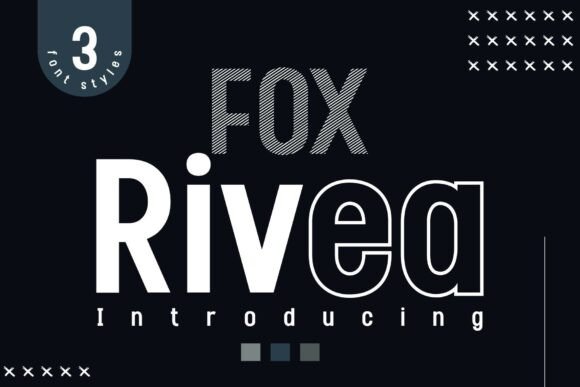 Fox Rivea Display Font for Handmade Labels and Creative Products