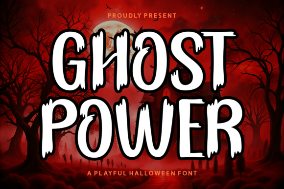 Ghost Power Display Font for Spooky Marketing Campaigns