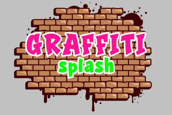 Graffiti Splash Display Font Review for Urban Branding