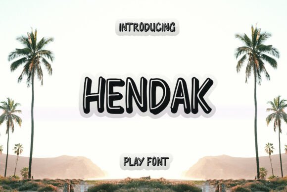 Hendak: A Creative Typeface for Visionaries