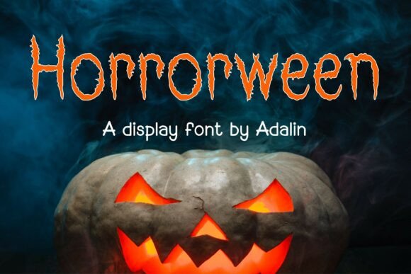 Horrorween: A Halloween Display Font for Web Design