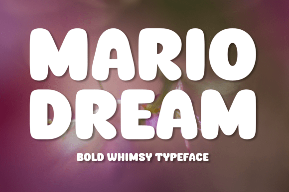 Mario Dream Font for Creative Projects