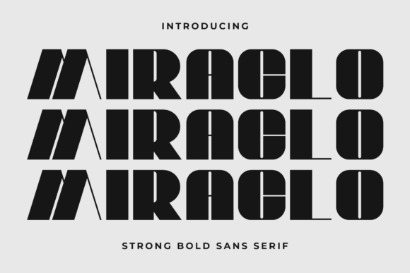 Miraclo Display Font: Modern Marketing Made Simple