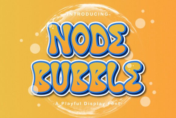 Node Bubble Font for Social Campaigns