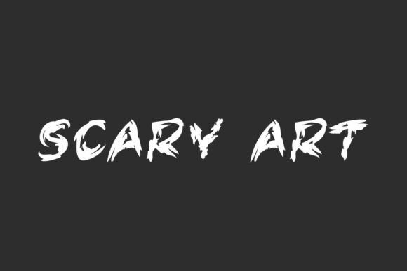 Scary Art Font: A Bold Choice for Editorial Design