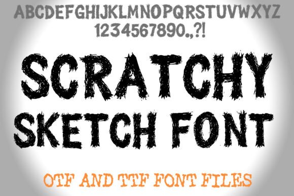 Scratchy Sketch Font Review for Handmade Product Design