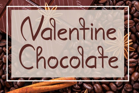 Valentine Chocolate Font