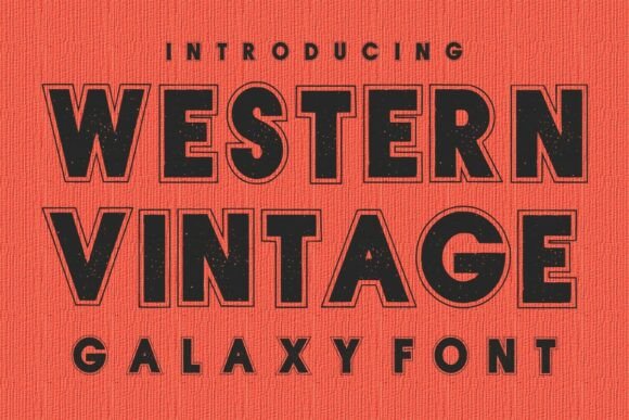 Western Vintage Font for Bold Branding
