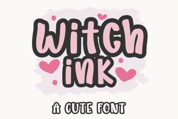 Witchink Bold Line: A Playful Display Font for Small Business Branding